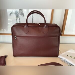 NWT 🏷 LONGCHAMP BRIEFCASE in MAHOGANY